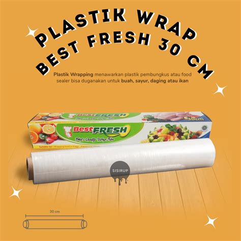 Jual Best Cling Plastik Wrap Plastic Wrap Cling Wrap 30 Cm Shopee