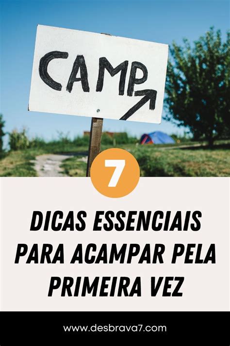 Dicas Para Acampar Pela Primeira Vez Acampar Dicas Para