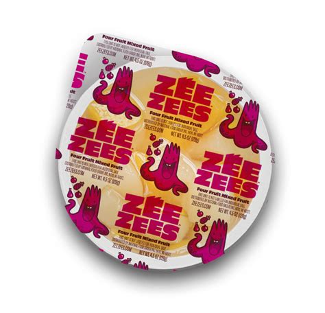 Zee Zees Fruit Cup Four Fruit Mixed Iw 45oz