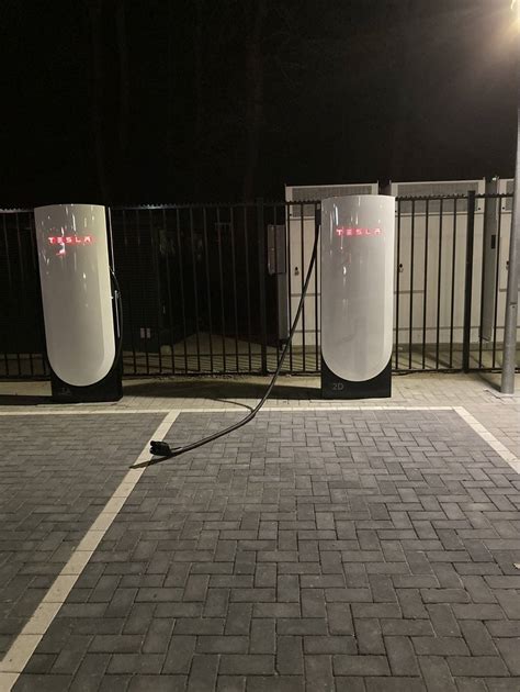 Well This Is Encouraging Much Longer Cable In Tesla V4 Superchargers