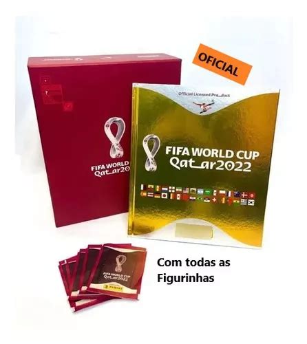 Album Capa Dura Dourada Numerado Raro Box Completo Panini