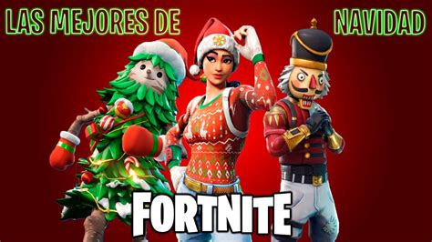 Las Mejores Skins NavideÑas En Fortnite Youtube