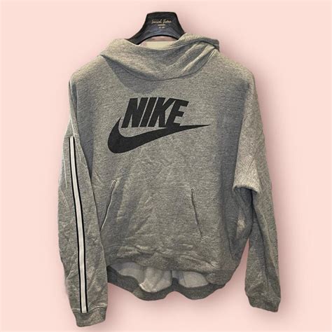 Nike Womens Grey Hoodie Depop