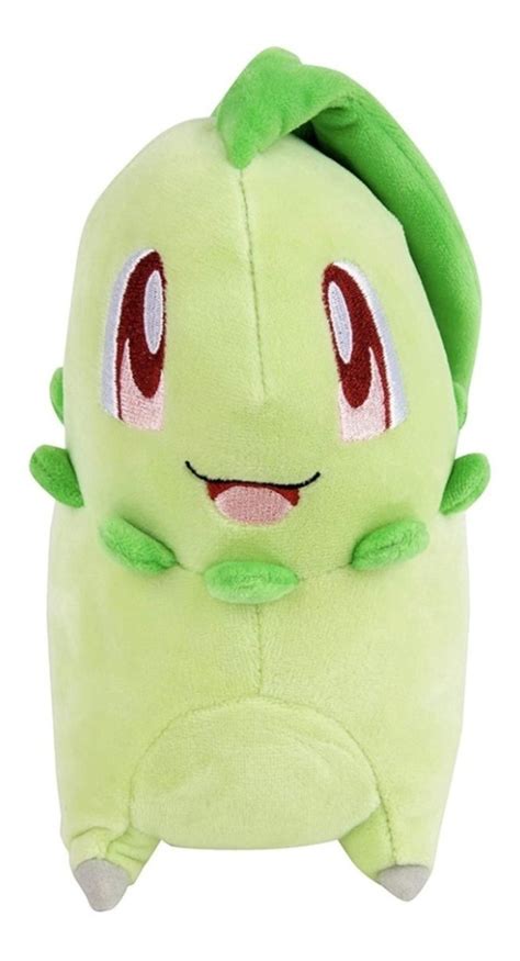 Chikorita Pelúcia Pokémon Original Wct 20cm Bayleef Boneco Frete grátis