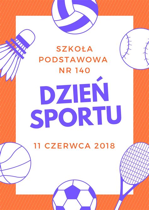 Dzie Sportu Szko A Podstawowa Nr Im Stanis Awa Wyspia Skiego W