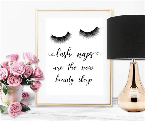 Lash Extensions Lash Salon Decor Eyelashes Decor Lashes Etsy