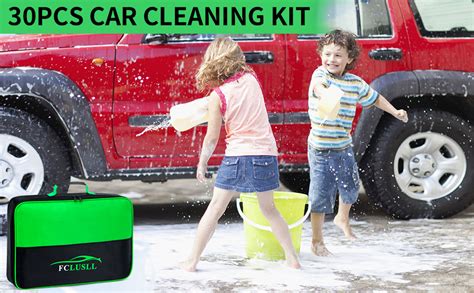 Amazon Fclusll Pcs Car Wash Cleaning Kit With Long Handle