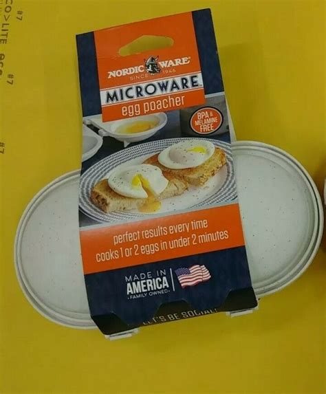 Nordicware Microwave Double Egg Poacher 64702 Ebay