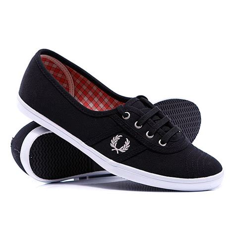 Fred Perry Aubrey Canvas Black Ballerina Flash Sales Innoem Eng Psu Ac Th