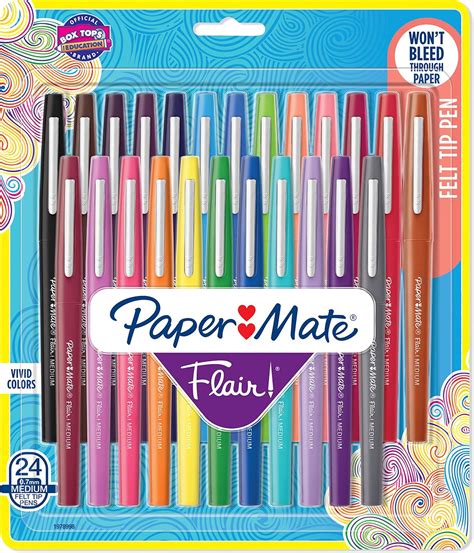 Paper Mate Flair Felt Tip Pens Medium Point Limited Edition Tropical