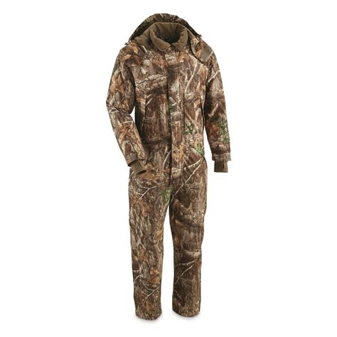 Guide Gear Men's Camouflage Outdoor Cold Weather Hunting Coveralls ...