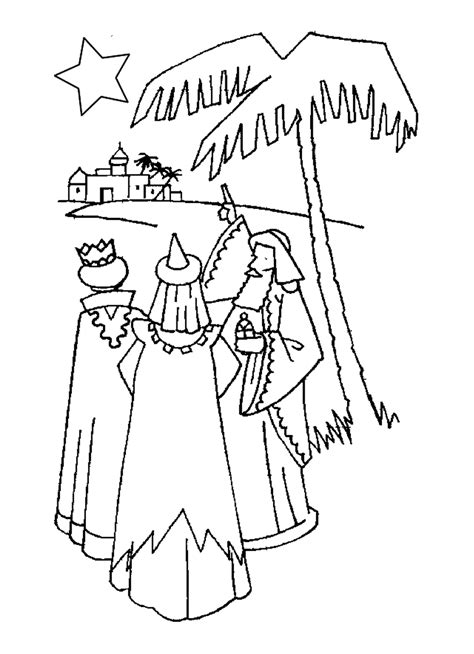 Coloriage Rois Mages A Imprimer Id Es De Coloriage