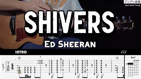 Shivers ED SHEERAN Fingerstyle Guitar FREE TAB Chords Lyrics