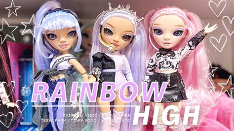 ♡complete Rainbow High Rainbow Vision Royal Three Haul♡ Minnie Choi