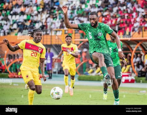 Nigeria Vs Angola Football African Cup Of Nations Knockout Stage