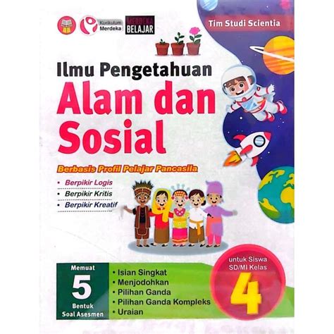 Jual Buku Ilmu Pengetahuan Alam Dan Sosial Sd Mi Kelas 4 Kurikulum Merdeka Shopee Indonesia