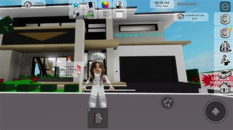 Transformei Minha Casa Em Uma Restaurante Luxuoso No Brookhaven Roblox