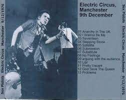 Blogbujero Sex Pistols Th DEC ELECTRIC CIRCUS MANCHESTER ENGLAND