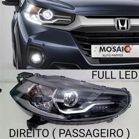 Farol Direito Honda Wr V Wrv 2020 2021 Full Led Original MercadoLivre