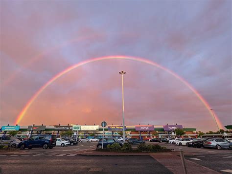 A Beautiful Double Rainbow Over Crown Point From A Few Days Ago Rleeds