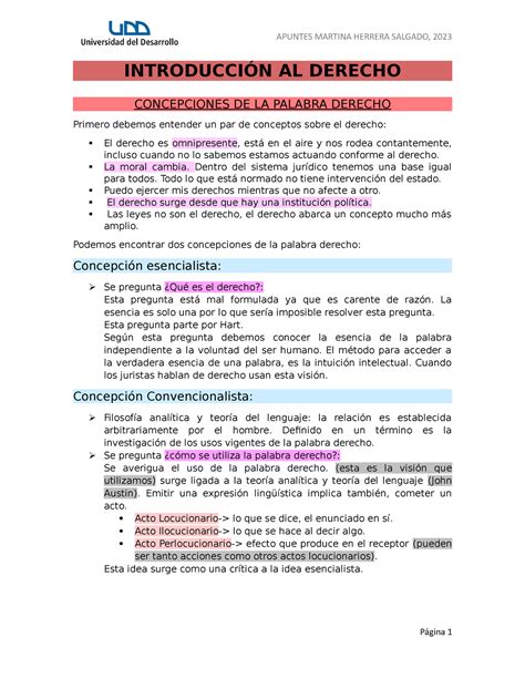 Introducción AL Derecho Apunte Final INTRODUCCIÓN AL DERECHO