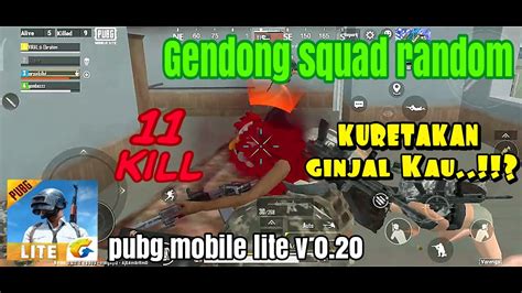 Pubg Mobile Lite Indonesia Gendong Squad Random Youtube