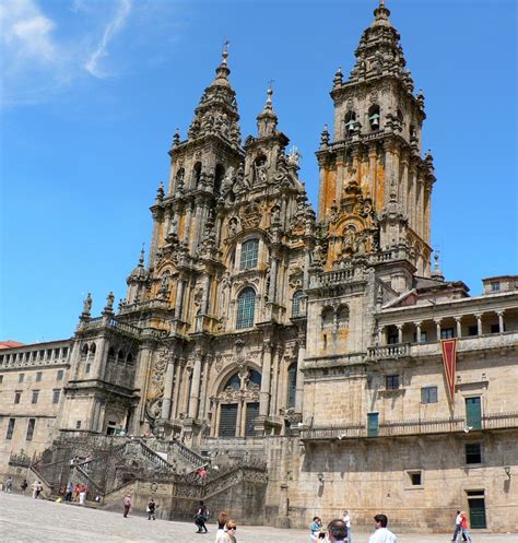 Catedral De Santiago De Compostela Fachada De La Catedral Flickr