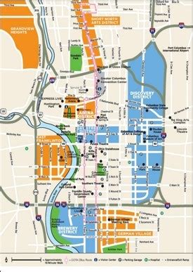 Columbus Maps Ohio U S Discover Columbus With Detailed Maps