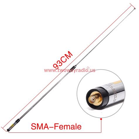 Harvest Rh Dual Band Mhz High Gain Sma Female Telescopic