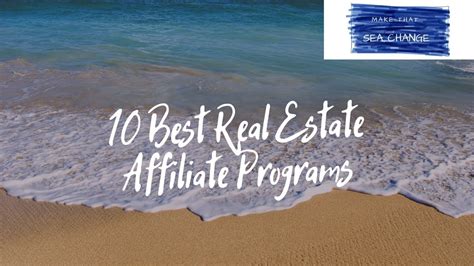 Best Real Estate Affiliate Programs Youtube