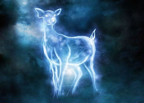 doe patronus poster picture metal print paint  wizarding world