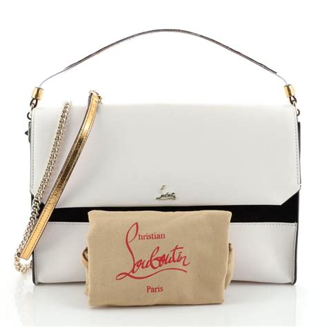 Christian Louboutin Loubiblues Pouch Shoulder Bag Leather at 1stDibs