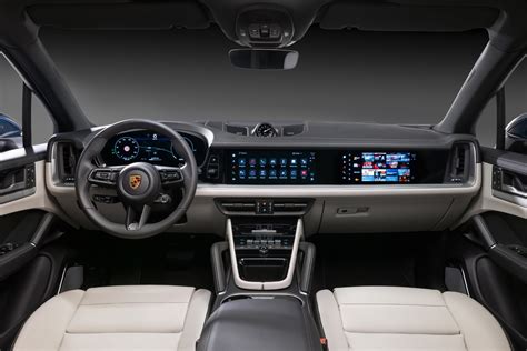 Porsche Cayenne Interior Revealed With New Passenger Screen Edmunds