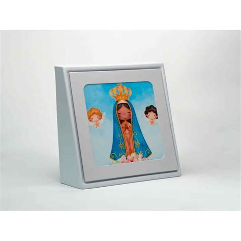 Lumin Ria Abajur Nossa Senhora Aparecida Infantil Azul Shopee