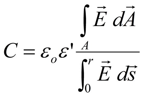 Capacitor Capacitance Calulation