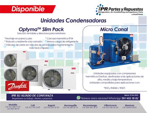 Unidades Condensadoras Danfoss Ipr Partes Y Repuestos De