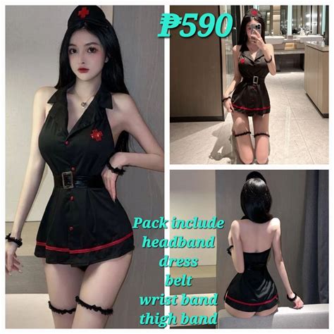 Nurse Costume Uniform Lingerie Women S Fashion Dresses Sets Sets Or Coordinates On Carousell