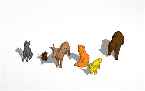 3D design Watershed animals 2.0 | Tinkercad