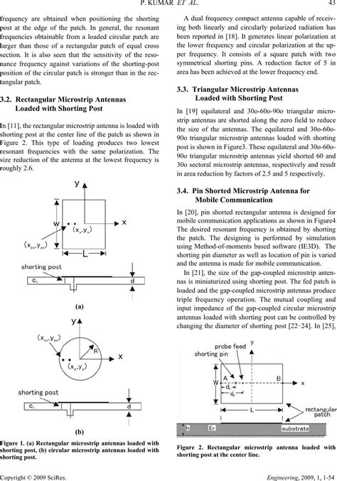 Microstrip Antennas Loaded With Shorting Post