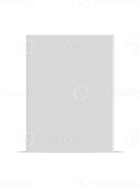 Blank White Book 13089830 Png