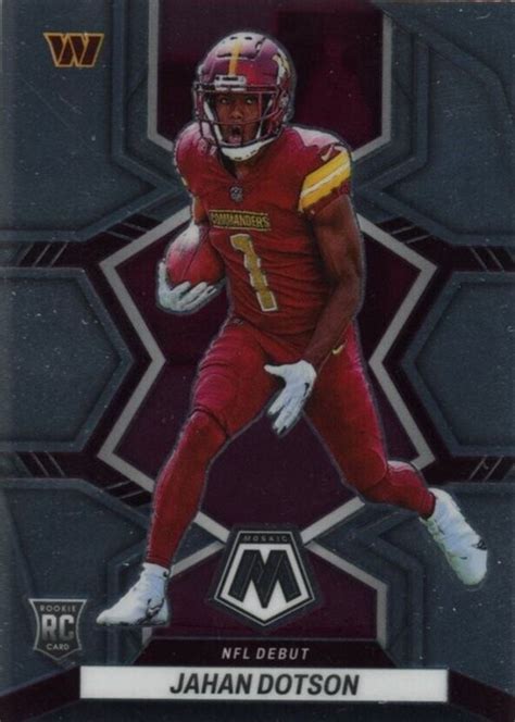 Jahan Dotson Mosaic Nfl Debut Price Guide Sports Card Investor