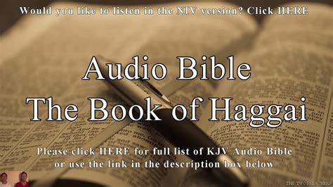 The Book Of Haggai Kjv Audio Holy Bible High Quality And Best Speed