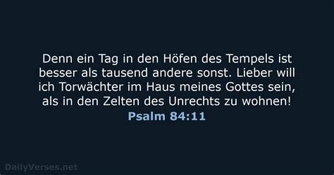 19 August 2023 Bibelvers des Tages NeÜ Psalm 84 11 DailyVerses net