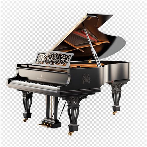 Premium Psd Classical Piano Isolated On Transparent Background