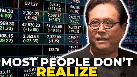 Robert Kiyosaki Elaborates On What Most People Dont Realize About The