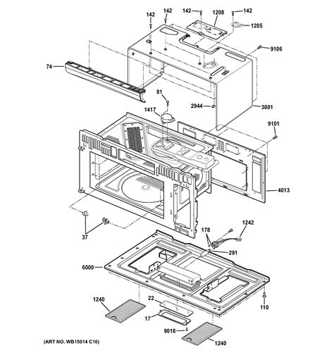 Assembly View for OVEN CAVITY PARTS | PSA9120DF1BB