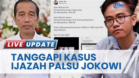 Gibran Rakabuming Raka Tanggapi Kasus Ijazah Palsu Jokowi Daftar