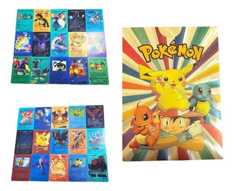 Cartas Pokemon X Metalizadas Coleccionables Personajes Cuotas Sin