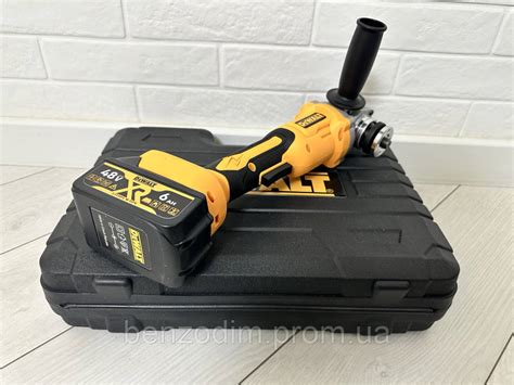 Болгарка аккумуляторная DeWalt DCB 125 48/6 Угловая шлифмашина девольт ...