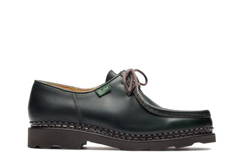 MICHAEL GRIFF II MARRON LISSE VERT Paraboot